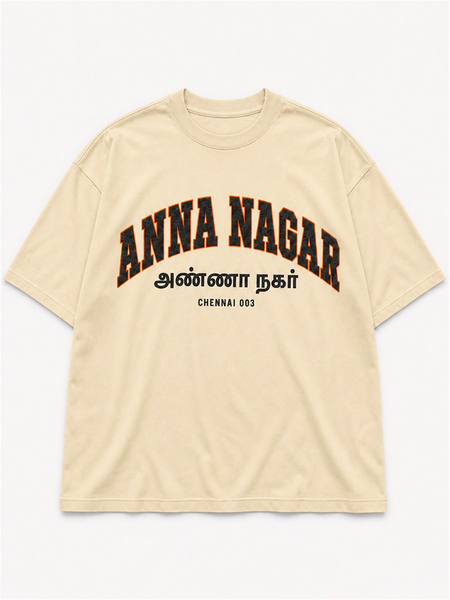 Anna Nagar tee, front