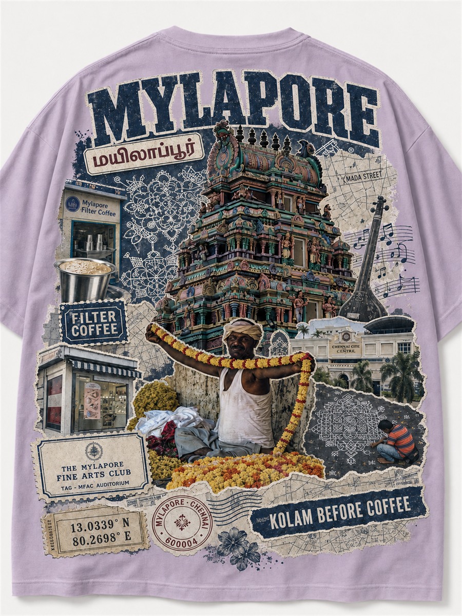 Mylapore tee, back
